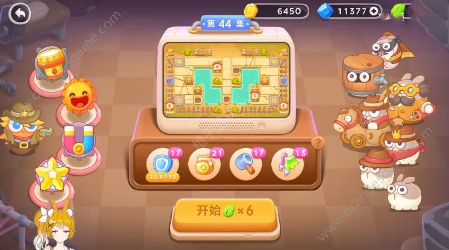 保卫萝卜4波仔很忙44关攻略 波仔很忙第44关图文攻略
